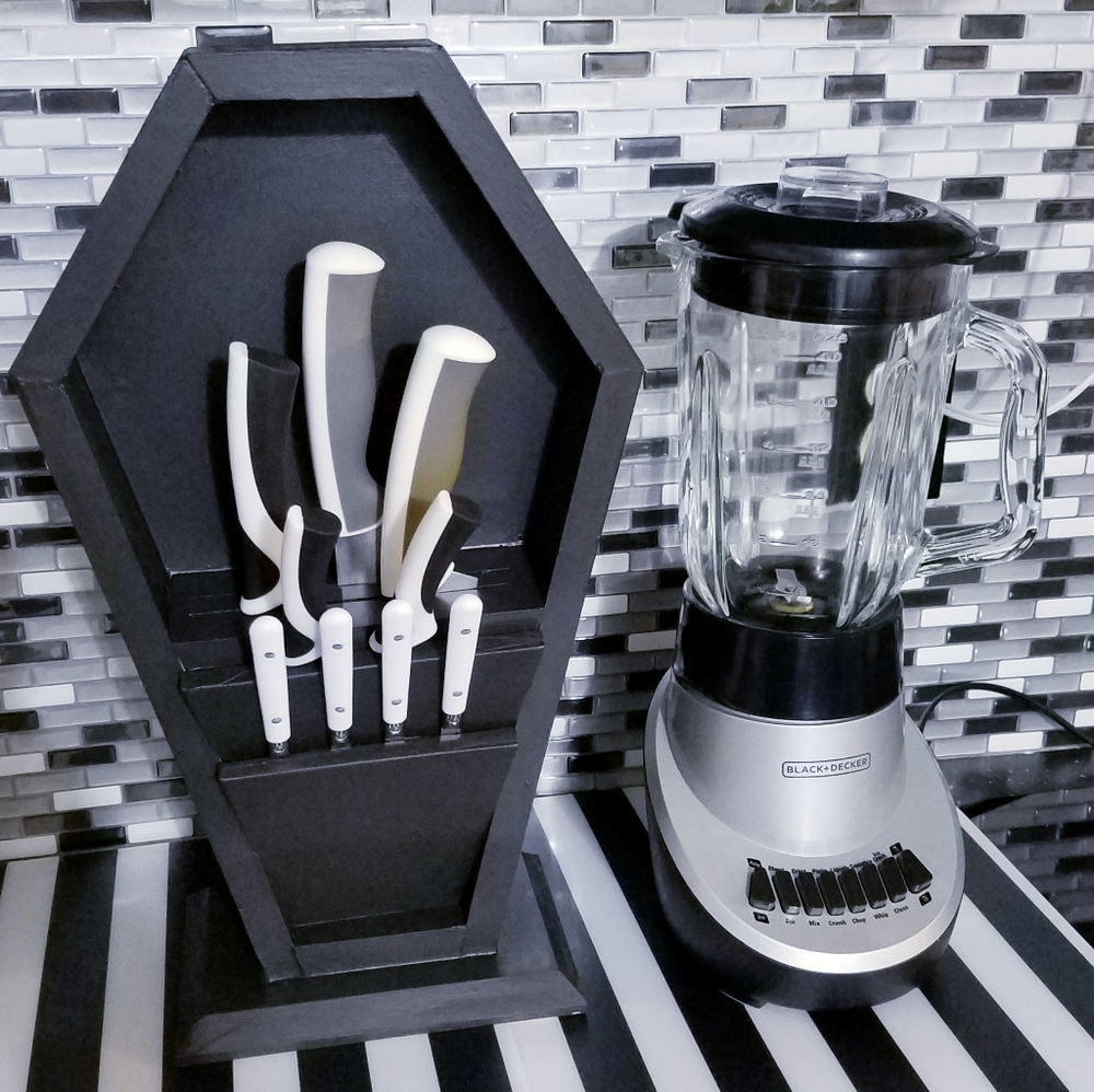 ⚰Handmade Kitchen coffin black ⚰